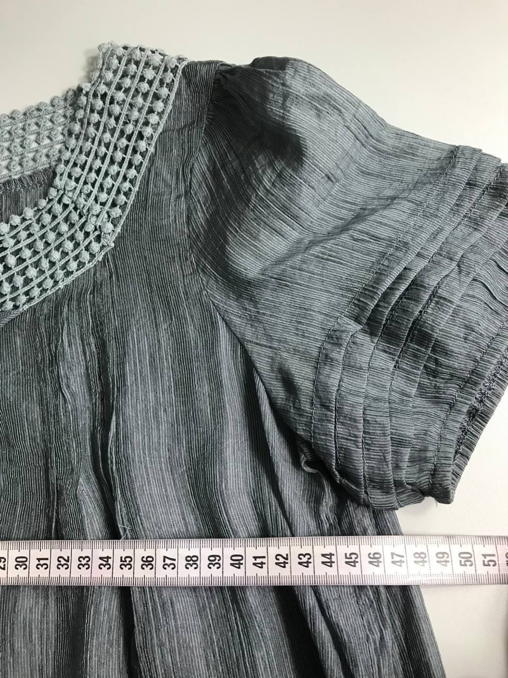 Платье туника с шелком в составе 46 размер