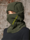 Тактическая зимняя балаклава флисовая Олива