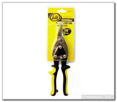 Ножницы по металлу CrV 12" прямой рез БМ