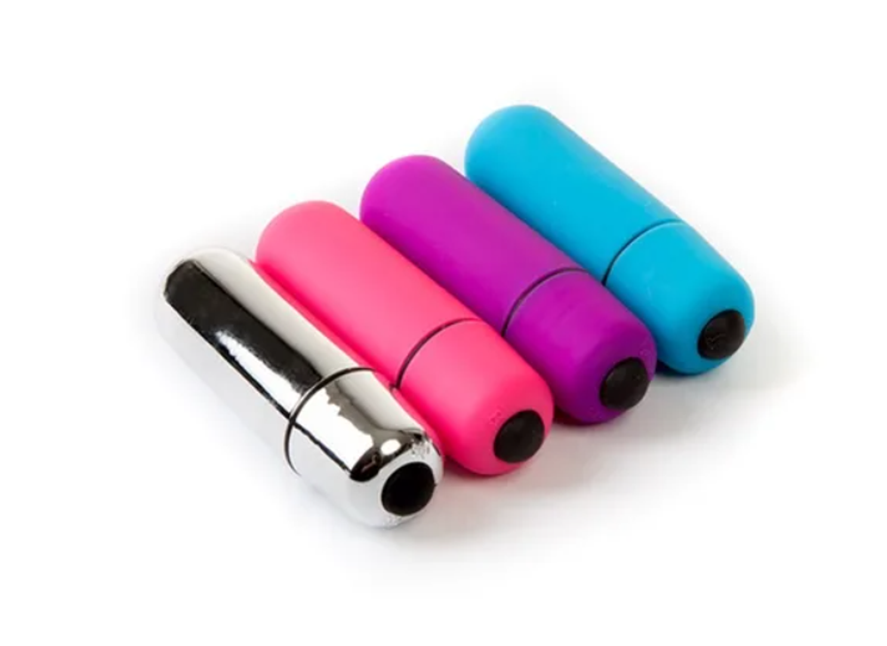 Вибратор мини пуля цветная 10 режимов 5,5 см