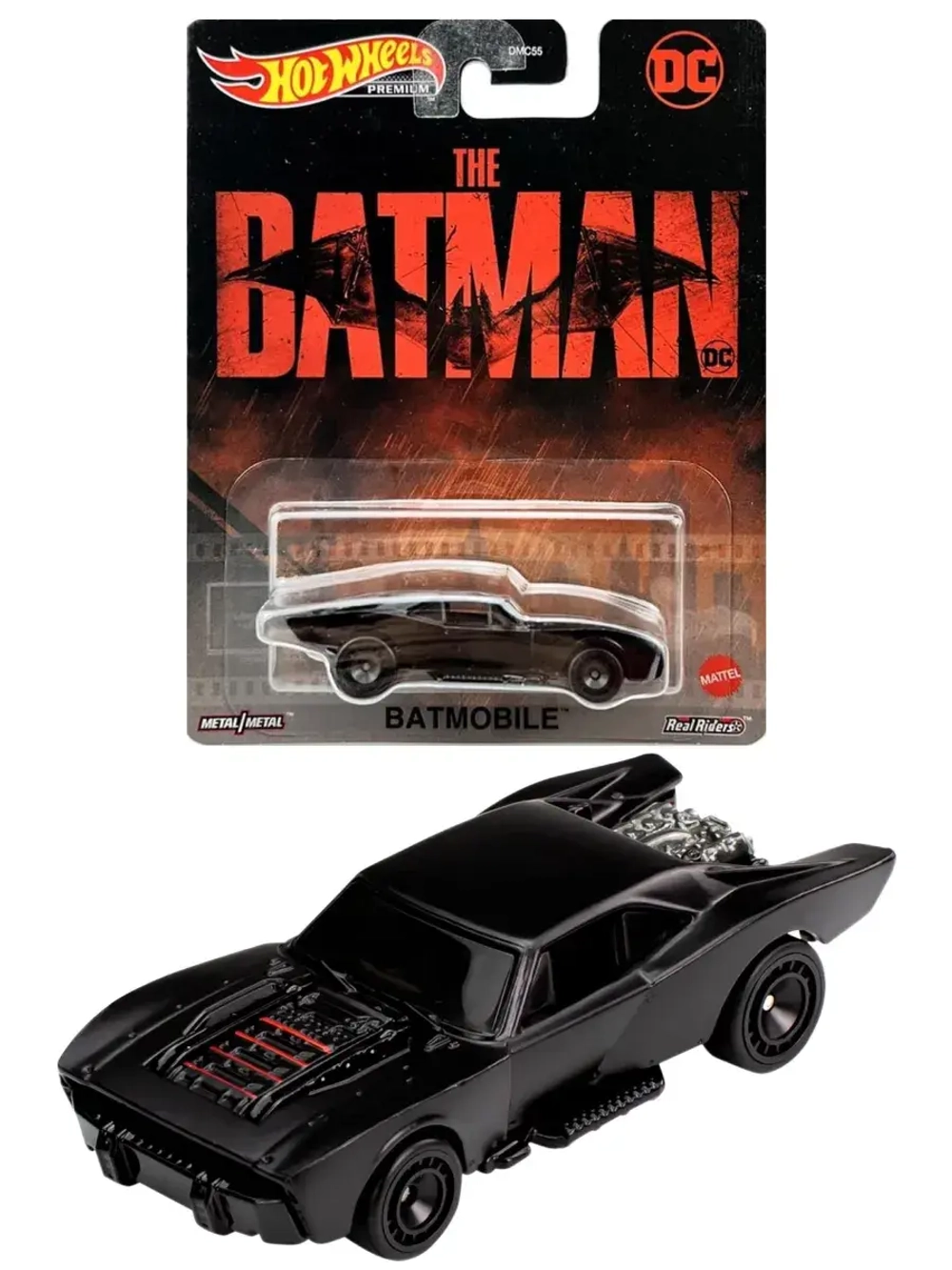 Машинка Хот Вилс Премиум Batmobile DMC55 GRL75