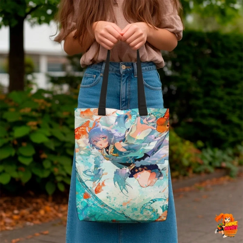 Сумка шоппер с принтом Honkai Star Rail