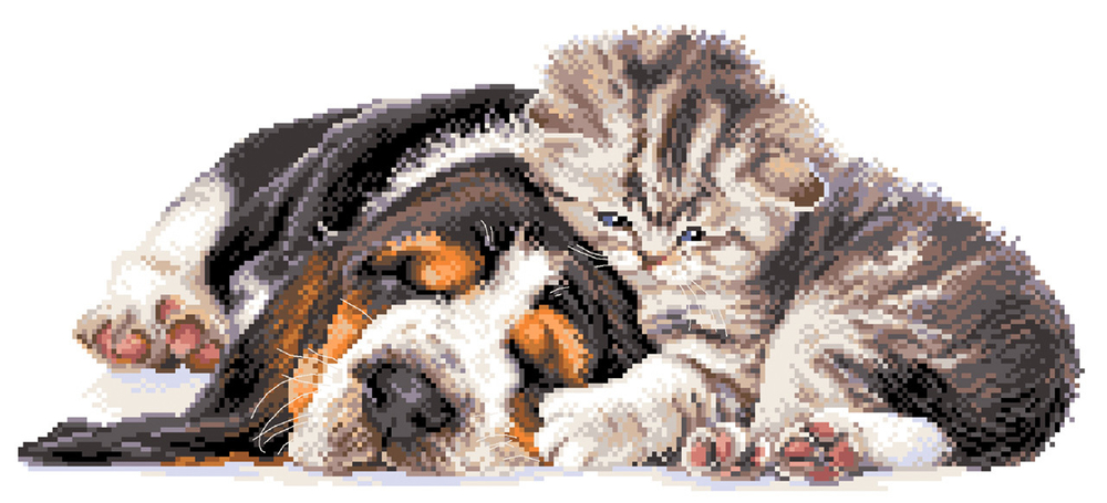 Характеристики товара:¶В комплекте: канва с нанесенным рисунком, руководство по вышиванию. Размер ка