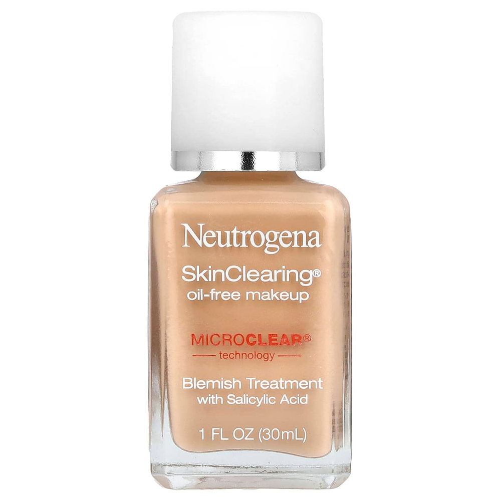 Neutrogena, Очищение кожи, безмасляный макияж, бафф 30, 30 мл (1 жидк. унц.)