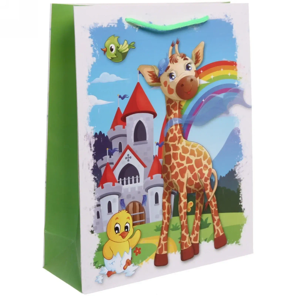 Пакет подарочный «Мультяшки» 26*32*10 см