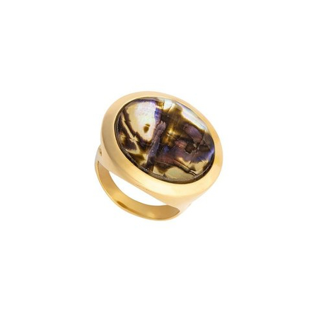 Кольцо Possebon Abalone 17.2 мм K9853.14/17.2 BR/G