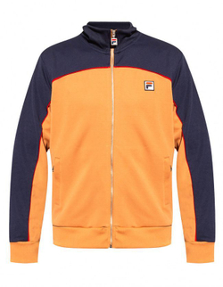 Мужская кофта теннисная Fila Haverd Track Jacket Men - black iris/hazel