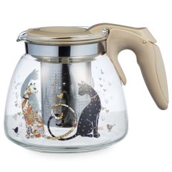 ЗАВАРОЧНЫЙ ЧАЙНИК AGNESS С ФИЛЬТРОМ "ПАРИЖСКИЕ КОТЫ" 900 МЛ.