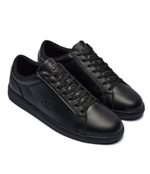 Кожаные кроссовки Calvin Klein Jeans - черный(YM0YM01190)