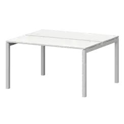 Бенч двойной на металлокаркасе СМС2-П-16К.120.Пр50  1600x1236x750 Смарт