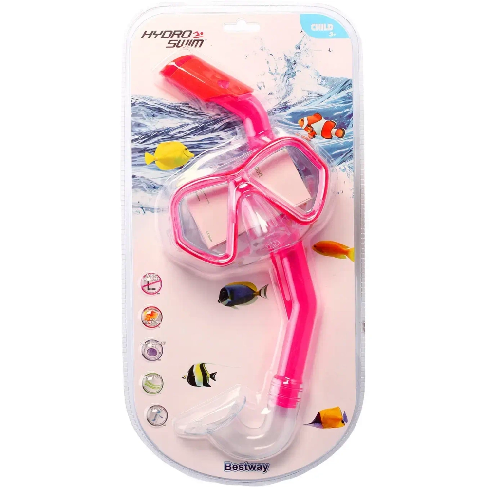 Набор для подводного плавания от 3-х лет Dominator: маска,трубка Bestway (24023)