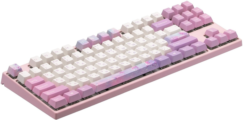 Клавиатура VARMILO VED87 Dreams On Board Cherry Mx Brown UA A29A030D3A0A17A028 розовый
