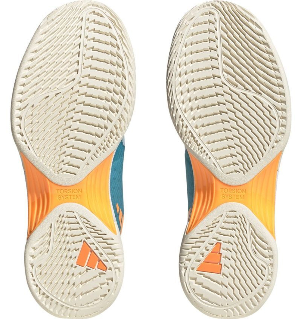 Женские Кроссовки теннисные Adidas Avacourt - preloved blue/footwear white/screaming orange