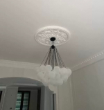 Pendant design lamp Cloud by Apparatus (black)
