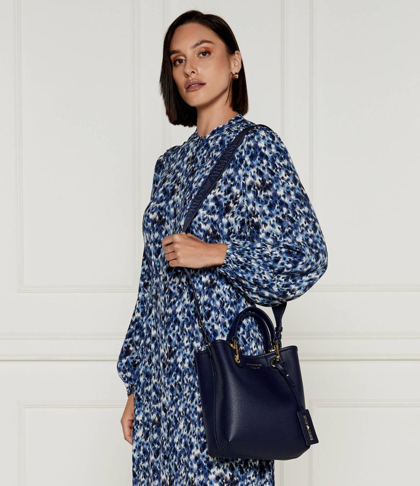 Сумка через плечо + поясная сумка Emporio Armani - темно-синий(EW000362 AF12036)