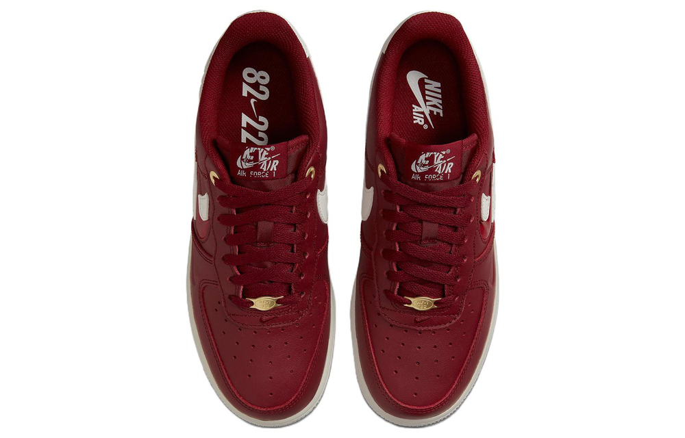 Nike Air Force 1 Low "07 Premium History Of Logos Team Red Women"s