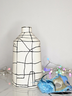 Ваза Black line narrow mouth vase A