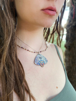 Подвески в технике флорентийской мозаики "Уральский кокошник"