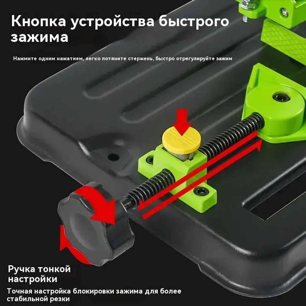 Стойка для крепления болгарки ушм BG-612507, с протяжкой, для ушм 100мм/115мм/125мм с защитным кожухом и струбциной, инструменты для ремонта и строительства