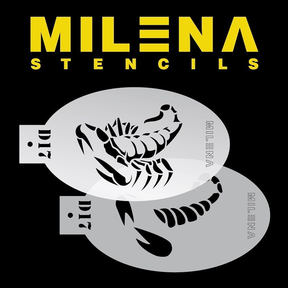 Трафарет Milena D17