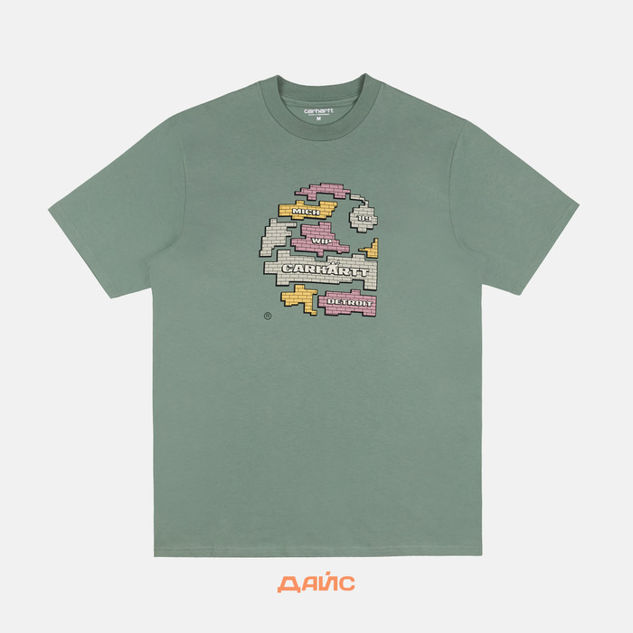 Футболка мужская Carhartt WIP Graft артикул:I033166_park - купить в магазине Дайс