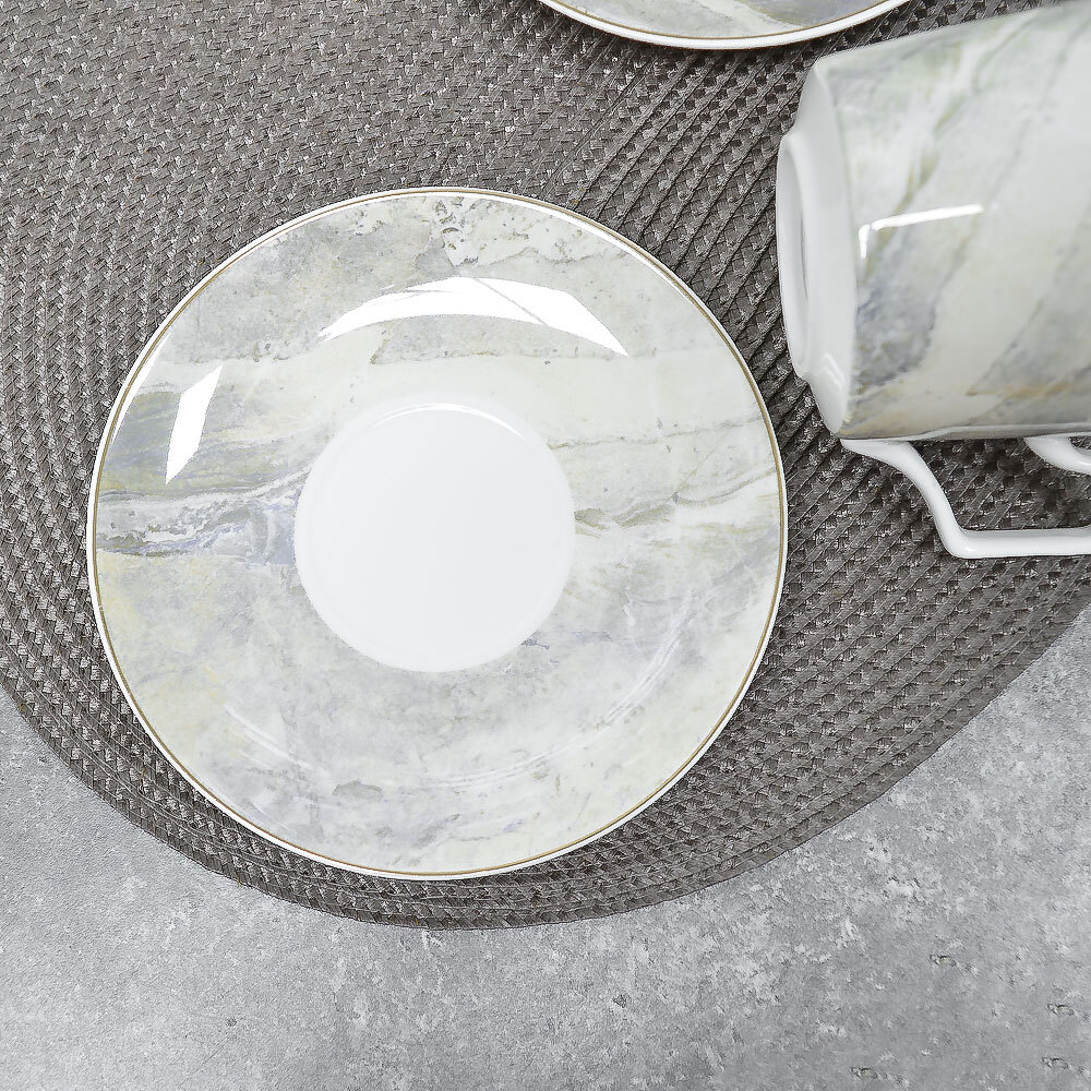 Чайный набор 8 предметов 230мл "Marble"