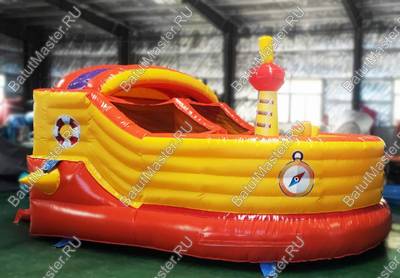 Коммерческий надувной батут "Мини корабль"