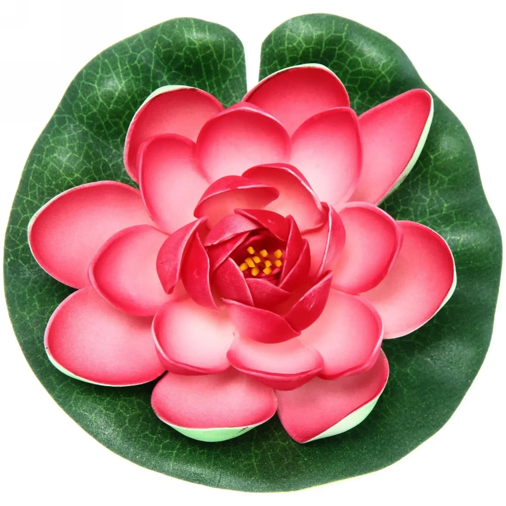 Растение водоплавающее «Кувшинка Розитта» d-15см розовая