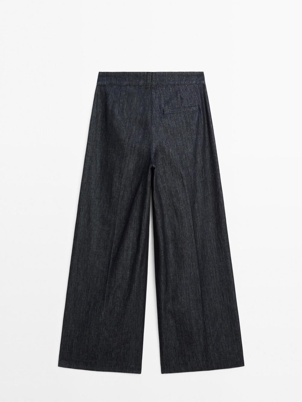 Massimo Dutti Джинсы с высокой посадкой и широкими штанинами, темно-серый