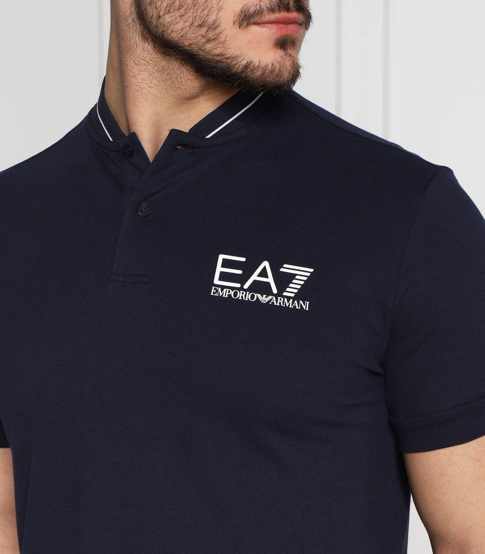 поло EA7 - темно-синий(3RPF18 PJ04Z)