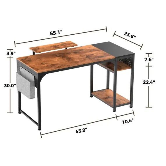 EUREKA ZX-SS140B-RBB Brown