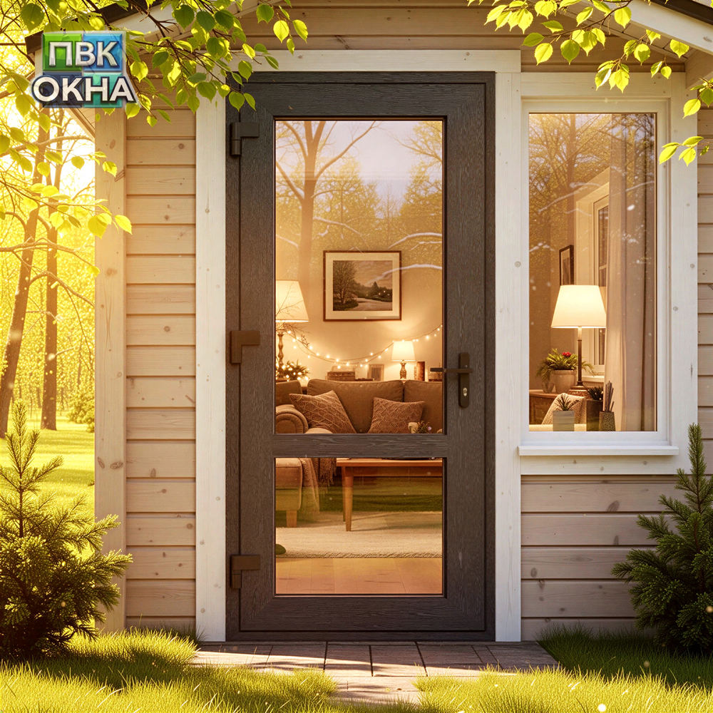 Пластиковая дверь входная KBE