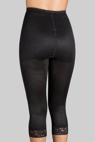 Корсетные штаны-капри средней степени коррекции (Размер: 5X) (Цвет: черный)
