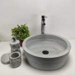 Раковина из андезита Drum Blue Kecil DA-60919 45*45*15