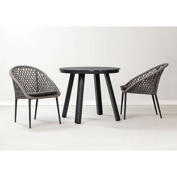 Плетеный стул Sverre, серый