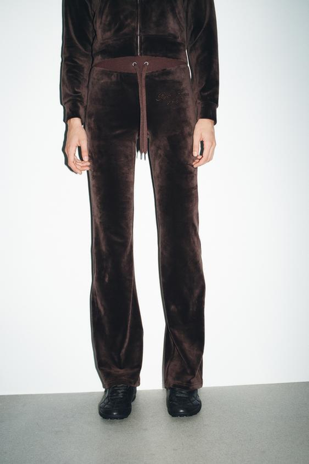 ZARA БАРХАТНЫЕ БРЮКИ, КОРИЧНЕВЫЙ