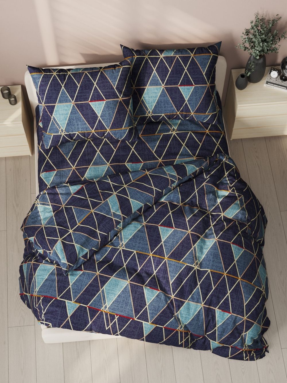 Комплект наволочек 2шт "Enigma" 50х70 см Сказка полиэстер