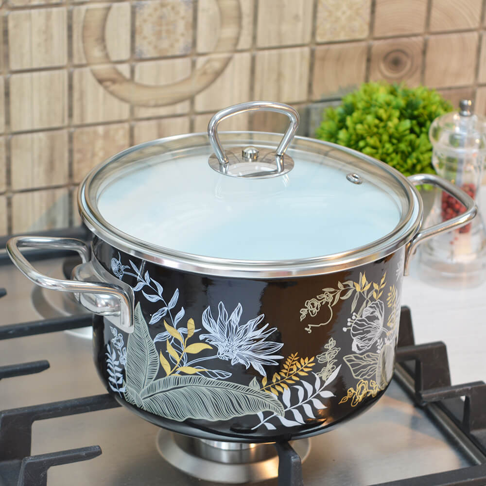 Кастрюля 3л "Magia" черная