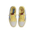 Женские кроссовки Air Jordan 1 Retro Low OG SP x Travis Scott 'Canary' DZ4137-700