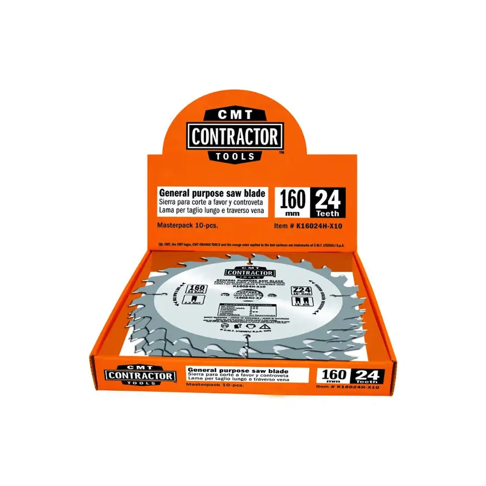 Пильный диск Contractor 160x2.2/1.4x20 Z40 ATB CMT K16040H-X10
