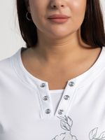 Блуза Кэмерон (белый) Б15357-20М LT Collection