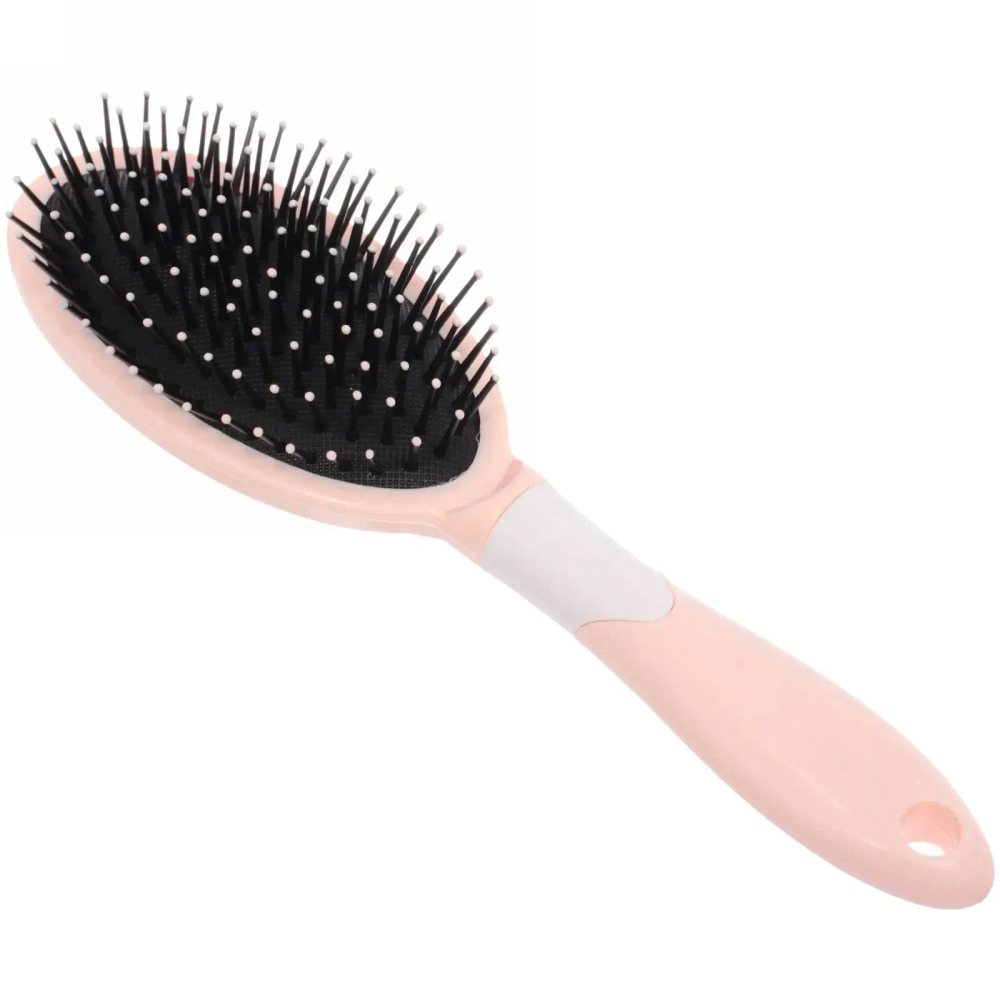 Расческа массажная «Avenue», овальная, цвет нежно-розовый, 6,5*24 см (блистер Ultramarine)●