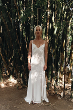 Комбине V вырез по спине wh