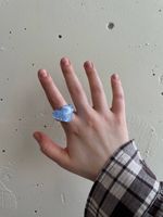 Кольцо Сердце, стекло