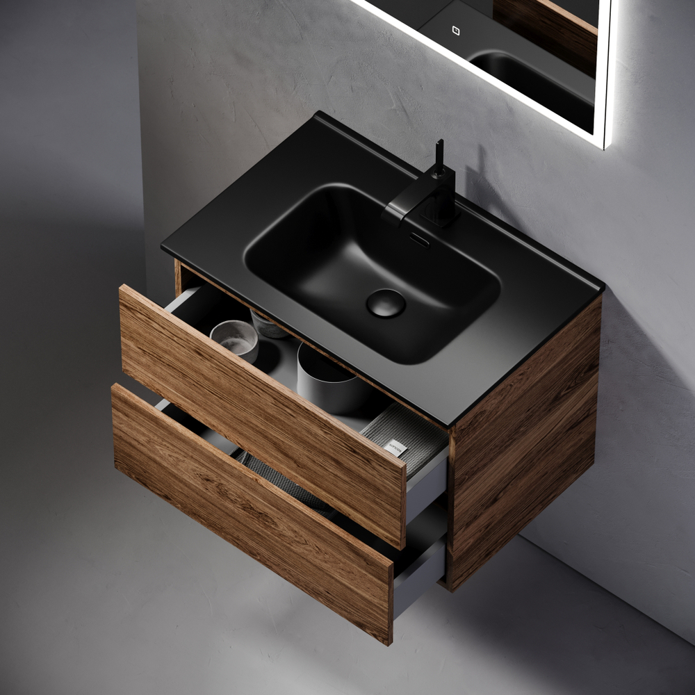 Тумба с раковиной Sancos Urban 70 см UR70ECH дуб чарльстон