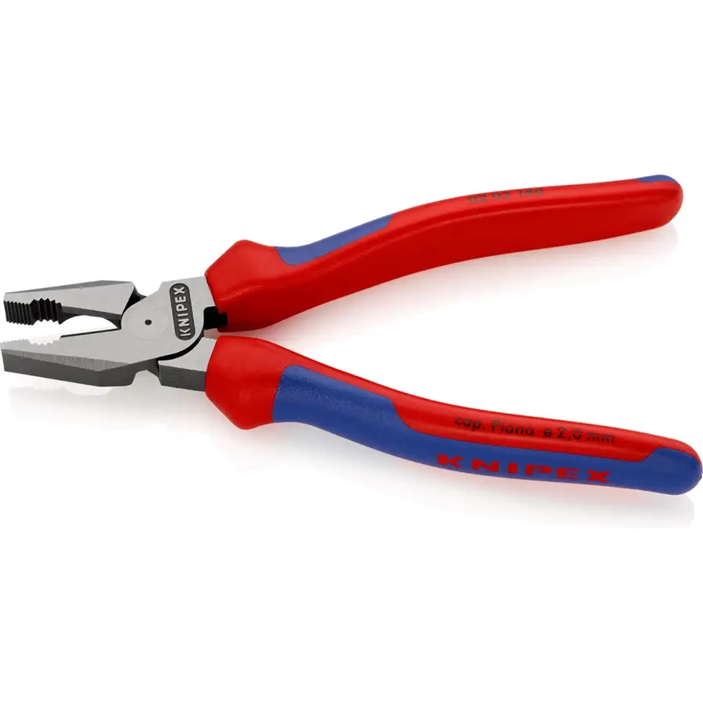 Плоскогубцы комбинированные особой мощности черненые 180 мм Knipex 02 02 180 SB