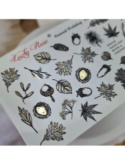 Набор слайдеры 2шт Lucky Rose. Foil 062, 063