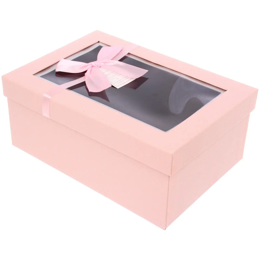 Коробка подарочная «Нежная душа» 23*16*9.5 см, Розовый