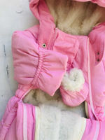 Комбинезон-трансформер А 21-18 "Мой ангел" зима-весна с отстёгивающимся мехом (Цвет: Розовый, Размер: 80)