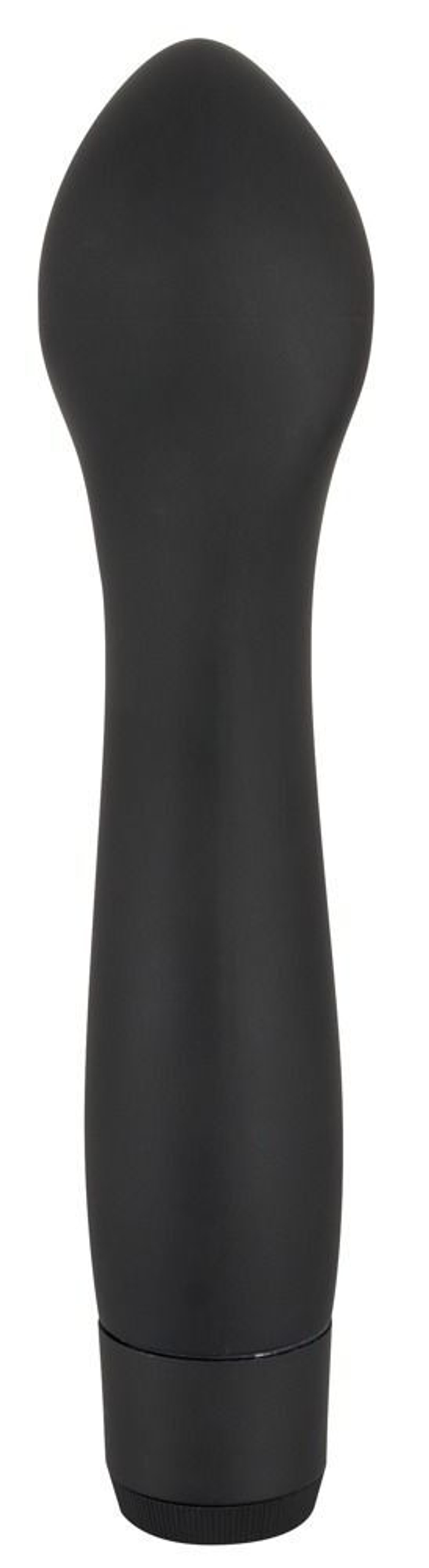 Вибратор-лепесток для стимуляции точки G - 18 см. (Цвет: черный)